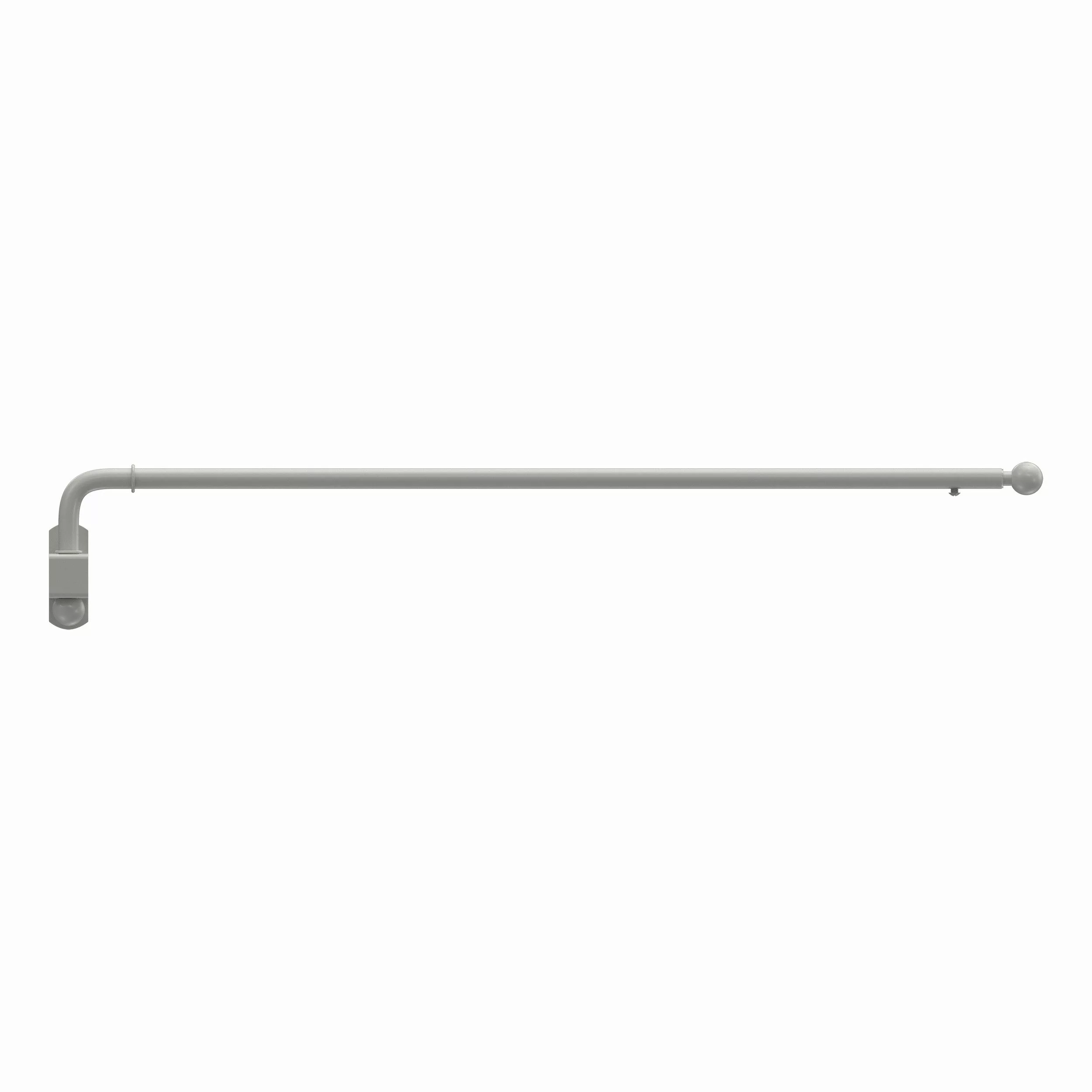 INTERDECO Schwenkstange Cassina, ausziehbar, Wandmontage, Metall, günstig online kaufen