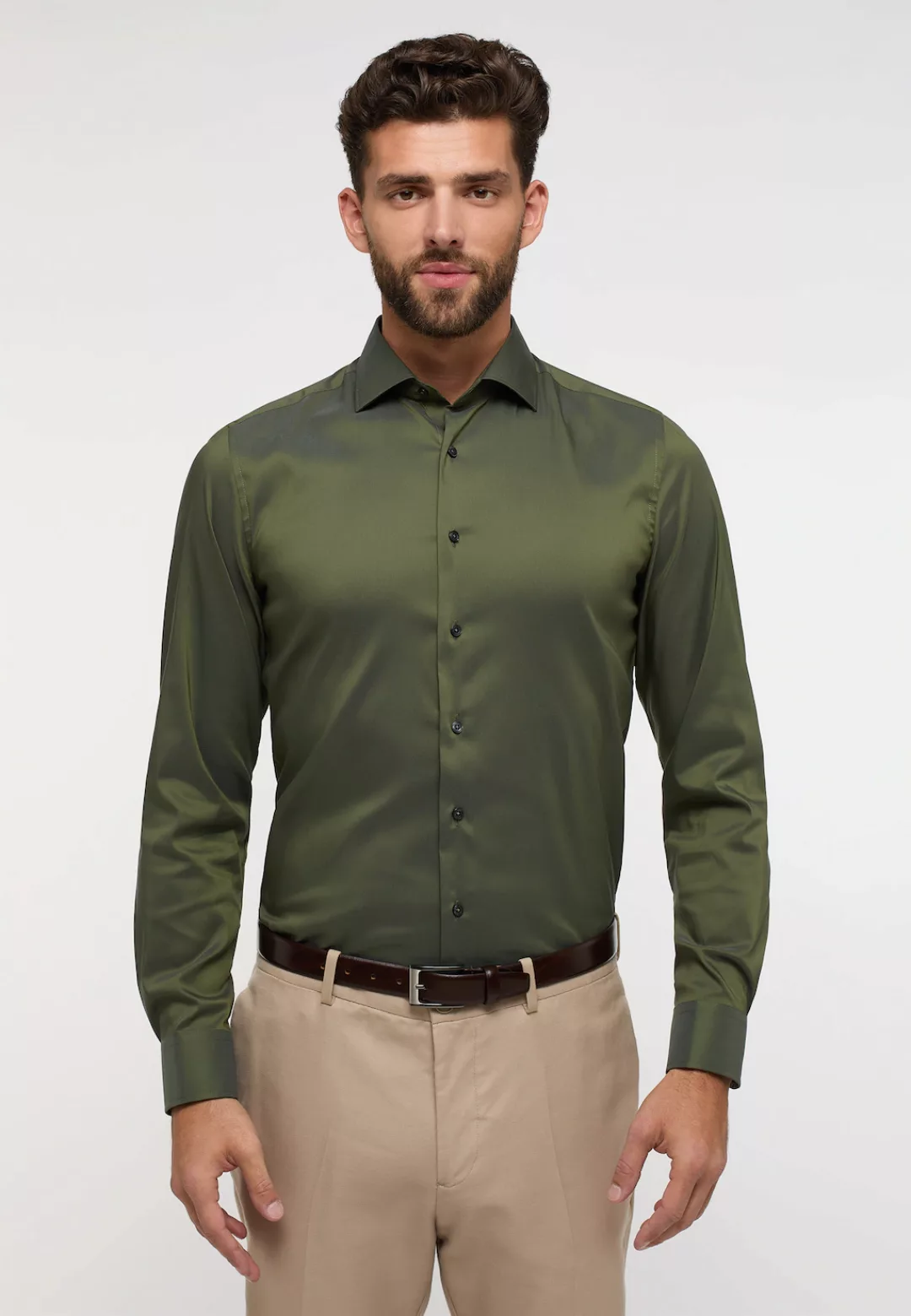 Eterna Langarmhemd "SLIM FIT", EASY IRON (bügelleicht) günstig online kaufen