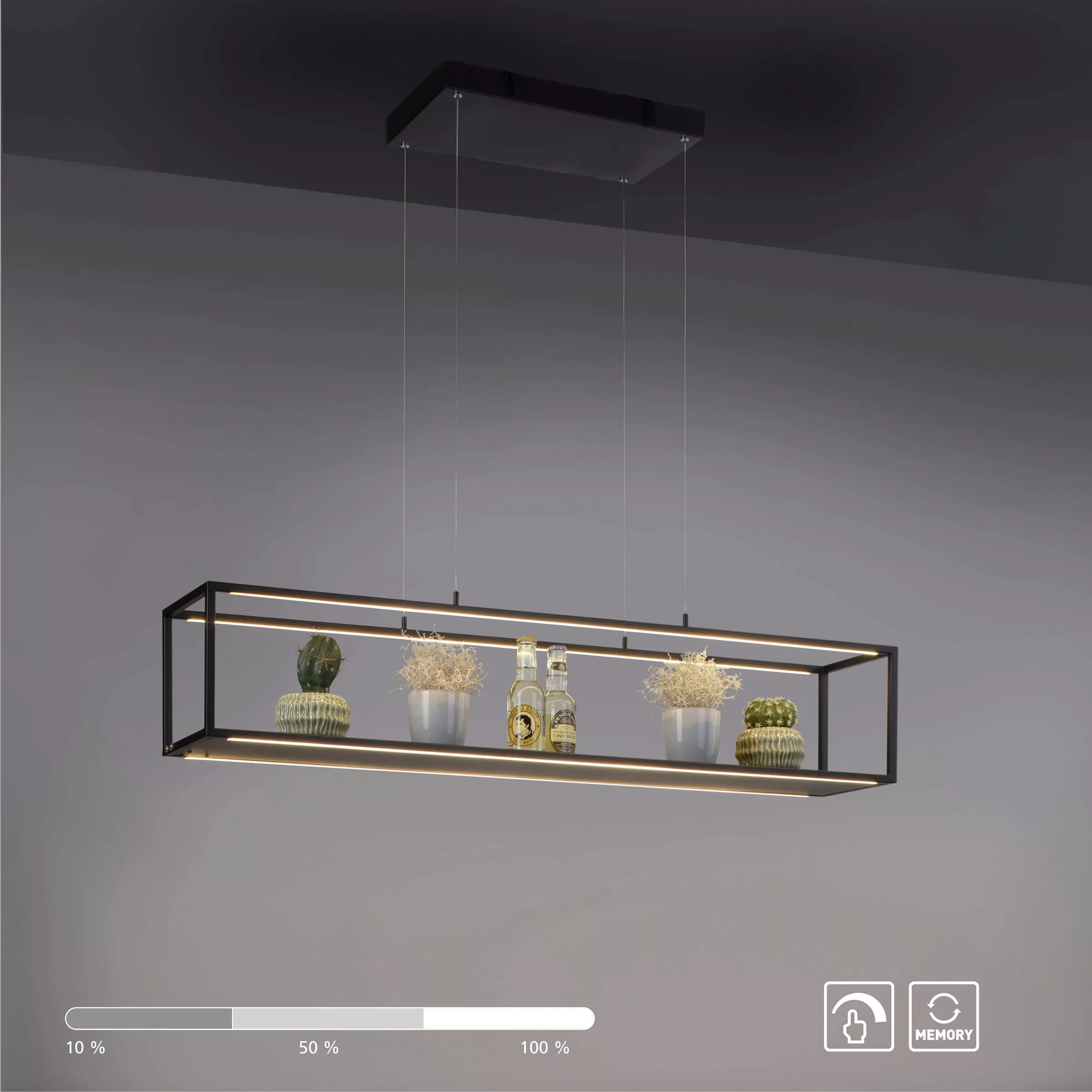 Places of Style LED Pendelleuchte »Cashel«, 4 flammig, Leuchtmittel LED-Boa günstig online kaufen