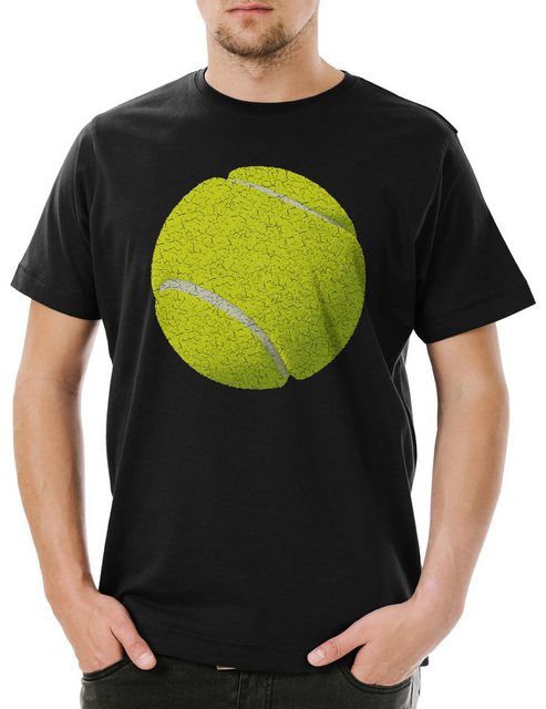 Urban Backwoods Print-Shirt Tennis Ball Herren T-Shirt Player Passion Love günstig online kaufen