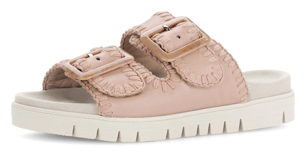 Gabor Pantolette, Plateau, Bequemschuh, Sommerschuh mit praktischen Klettve günstig online kaufen
