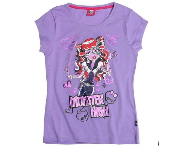 Monster High T-Shirt mit Cleo de Nile, Draculaura und Frankie Steen günstig online kaufen