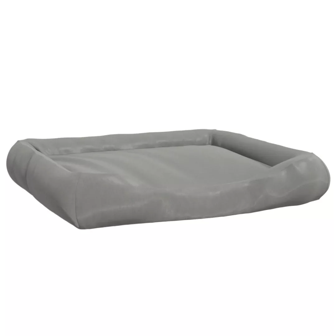 Vidaxl Hundebett Mit Kissen Grau 115x100x20 Cm Oxford-gewebe günstig online kaufen