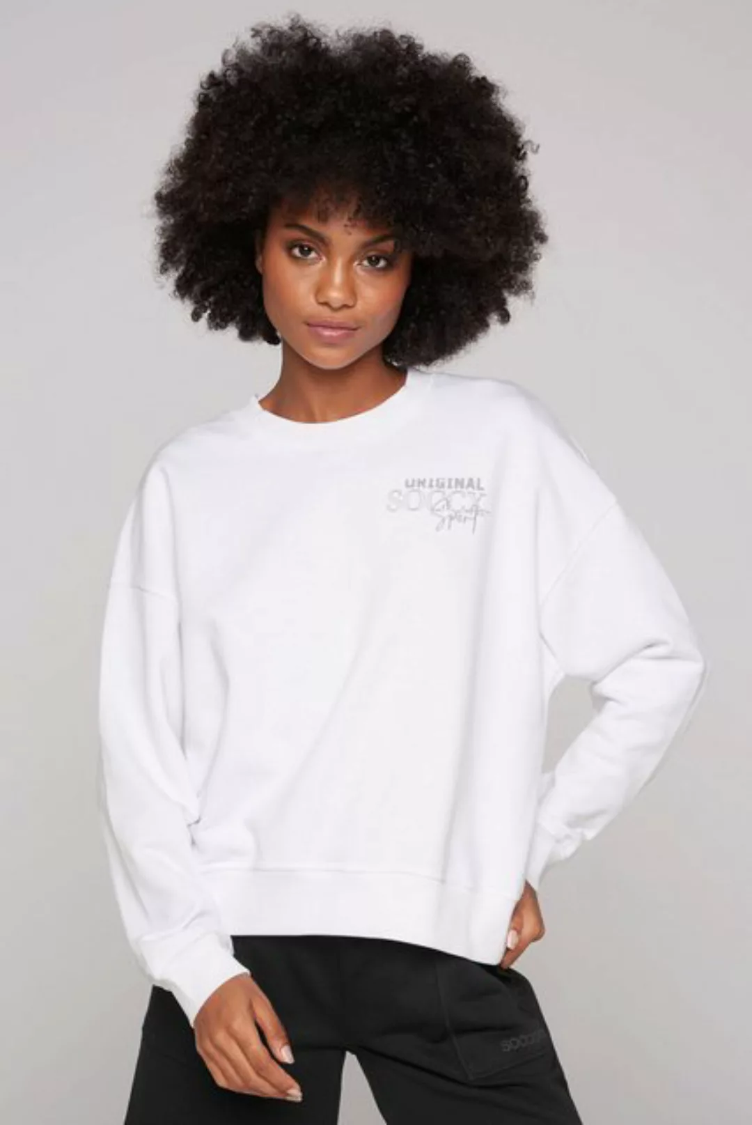 SOCCX Sweater mit Baumwolle günstig online kaufen