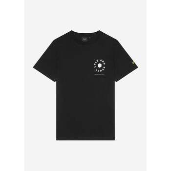 Lyle & Scott  T-Shirts & Poloshirts Football wheel graphic t-shirt  - jet b günstig online kaufen