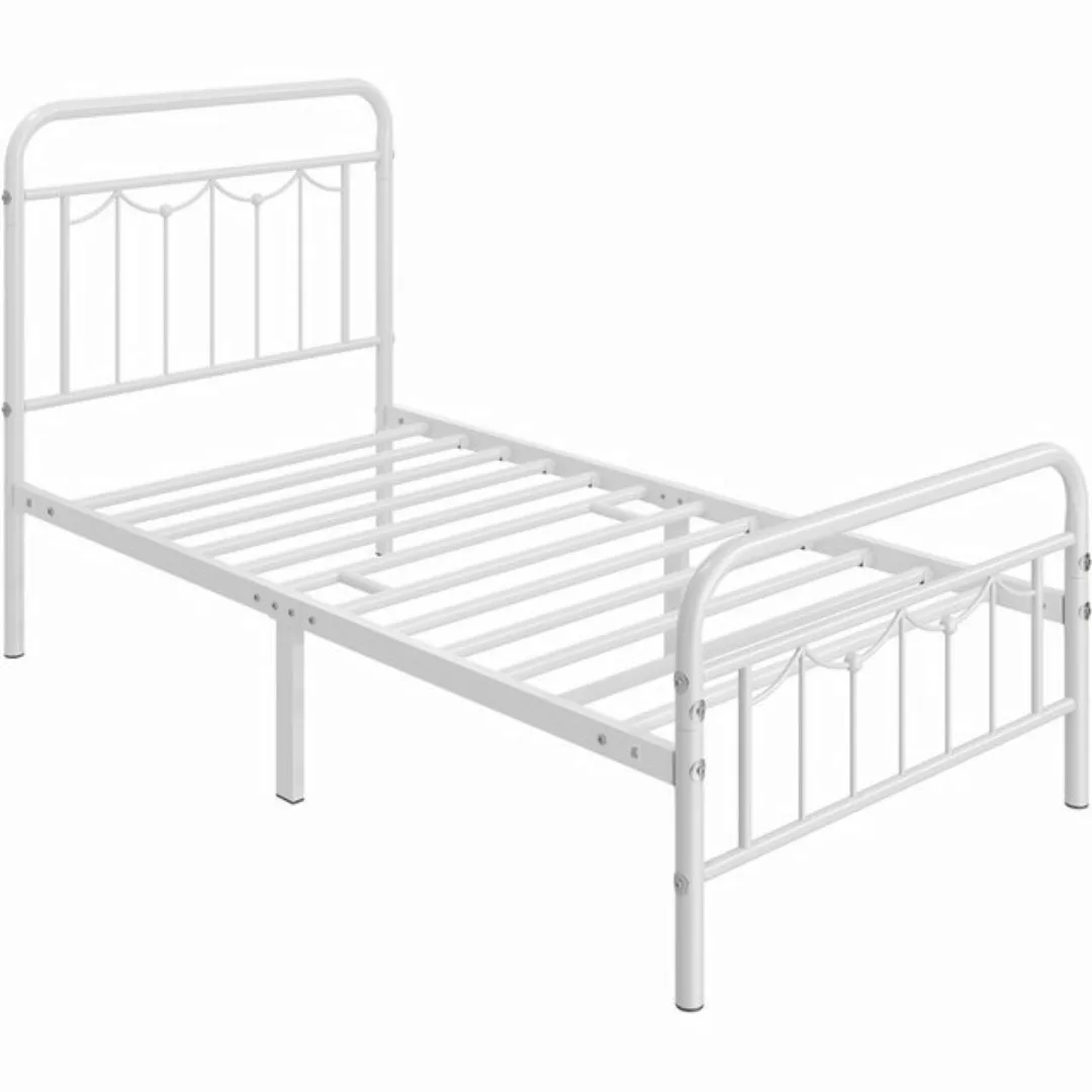 Yaheetech Metallbett, Bettrahmen Doppelbett/ Einzelbett aus Metall, im Vint günstig online kaufen