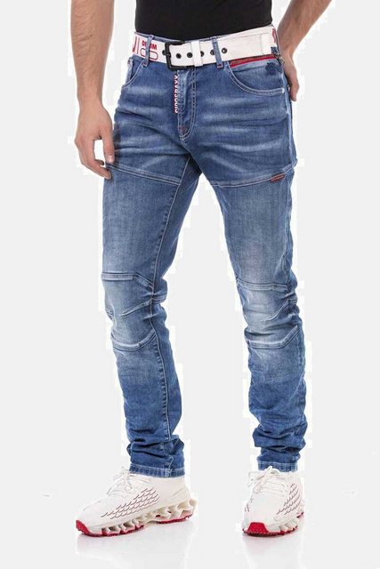 Cipo & Baxx 5-Pocket-Jeans Jeans mit trendigen Ziernähten, CD698 günstig online kaufen