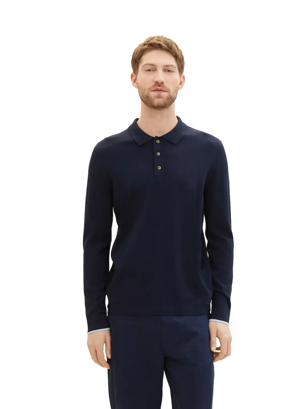 TOM TAILOR Polokragenpullover mit LENZING(TM) ECOVERO(TM) günstig online kaufen