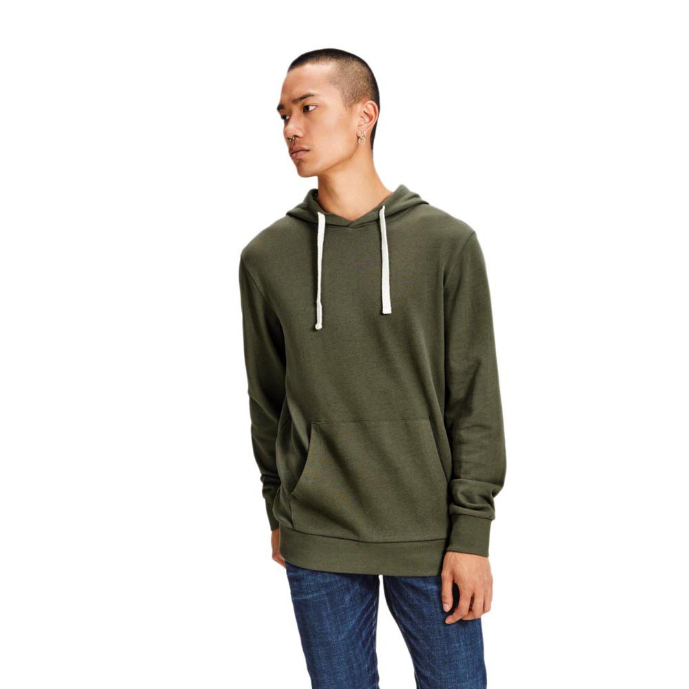 Jack & Jones Essential Holmen Kapuzenpullover XS Olive Night günstig online kaufen