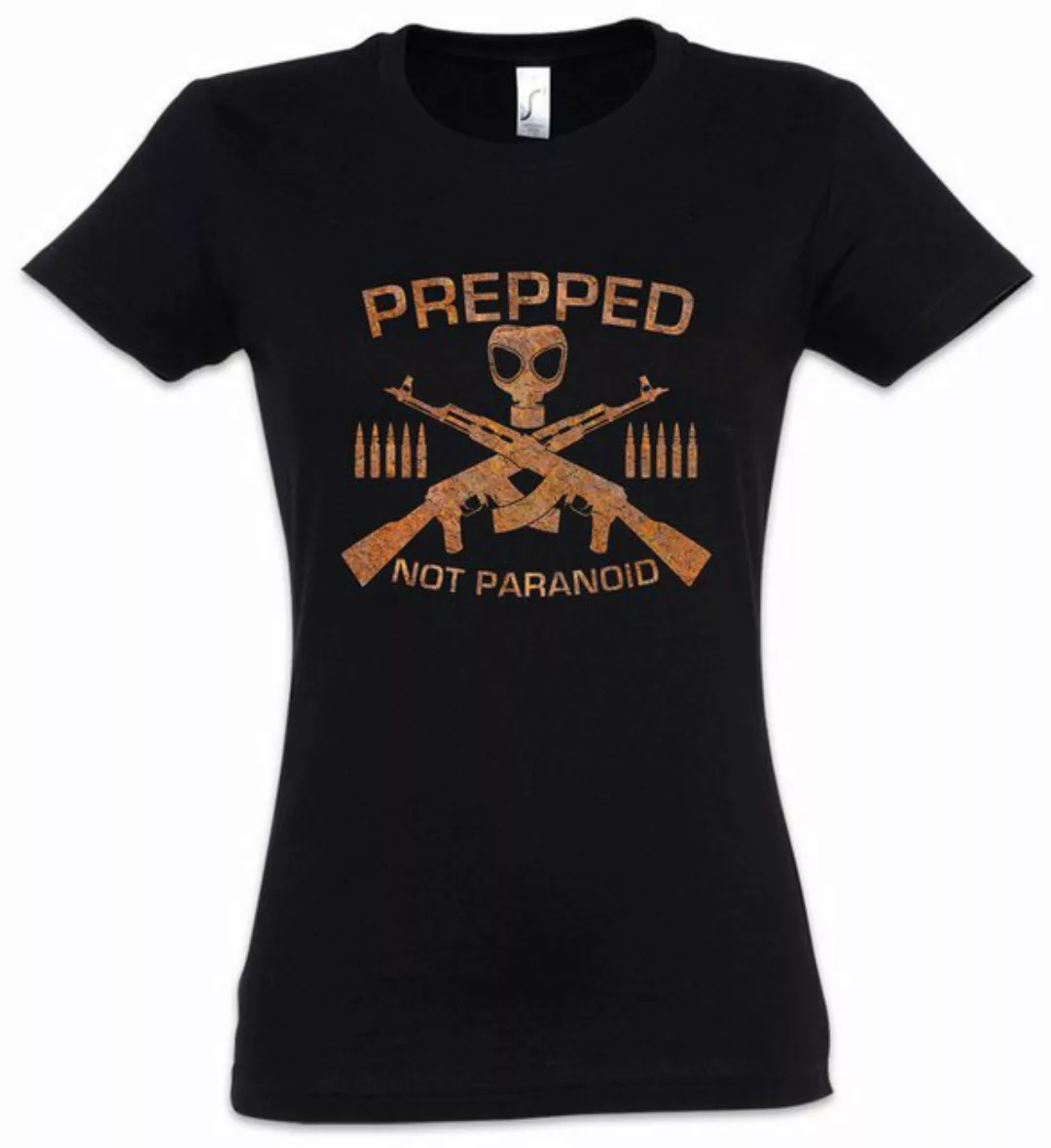 Urban Backwoods Print-Shirt Prepped Not Paranoid Damen T-Shirt Prepper Surv günstig online kaufen