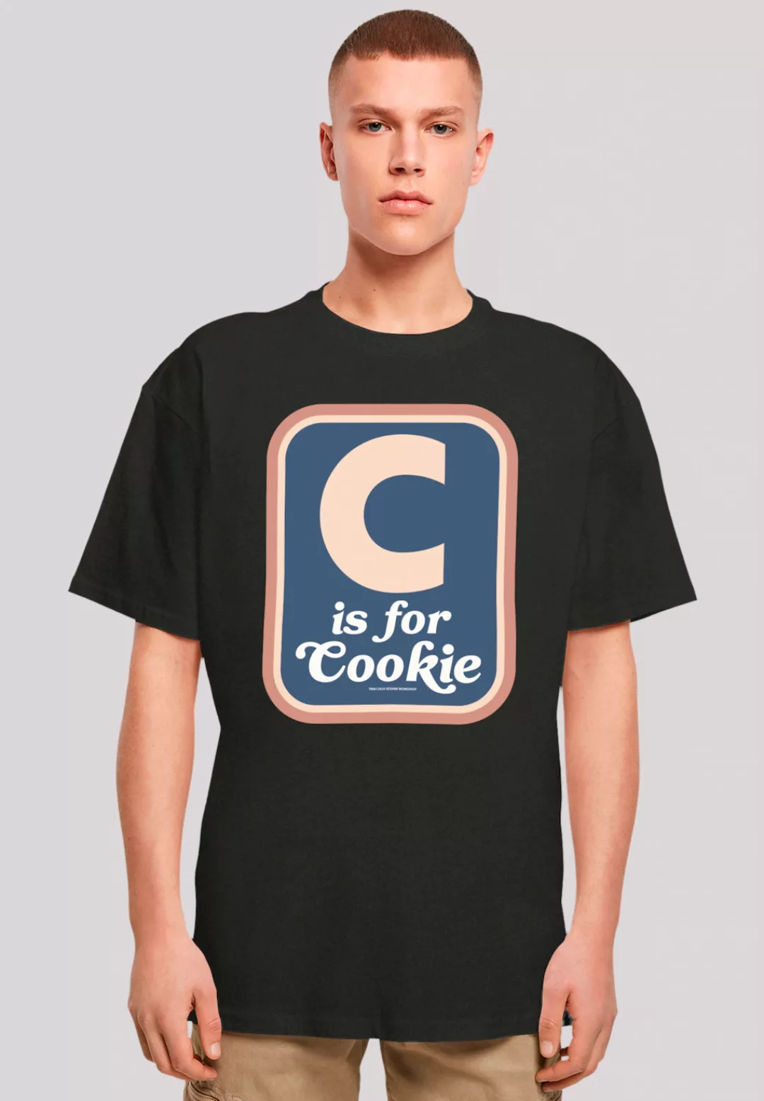 F4NT4STIC T-Shirt "Sesamstraße C is for Cookie", Premium Qualität, Weihnach günstig online kaufen