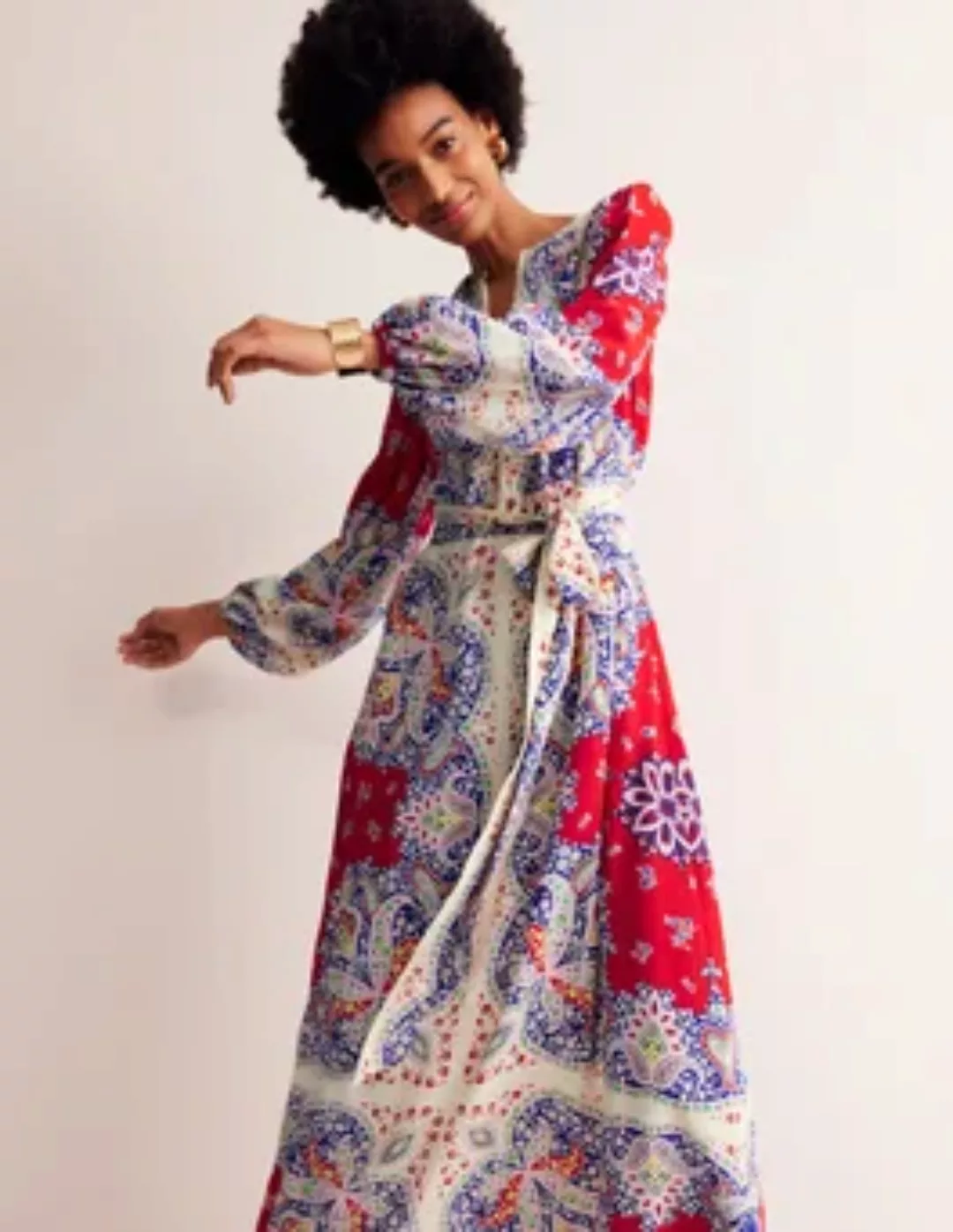 Maxi-Blousonkleid für besondere Anlässe Damen Boden, Chalky Pink günstig online kaufen