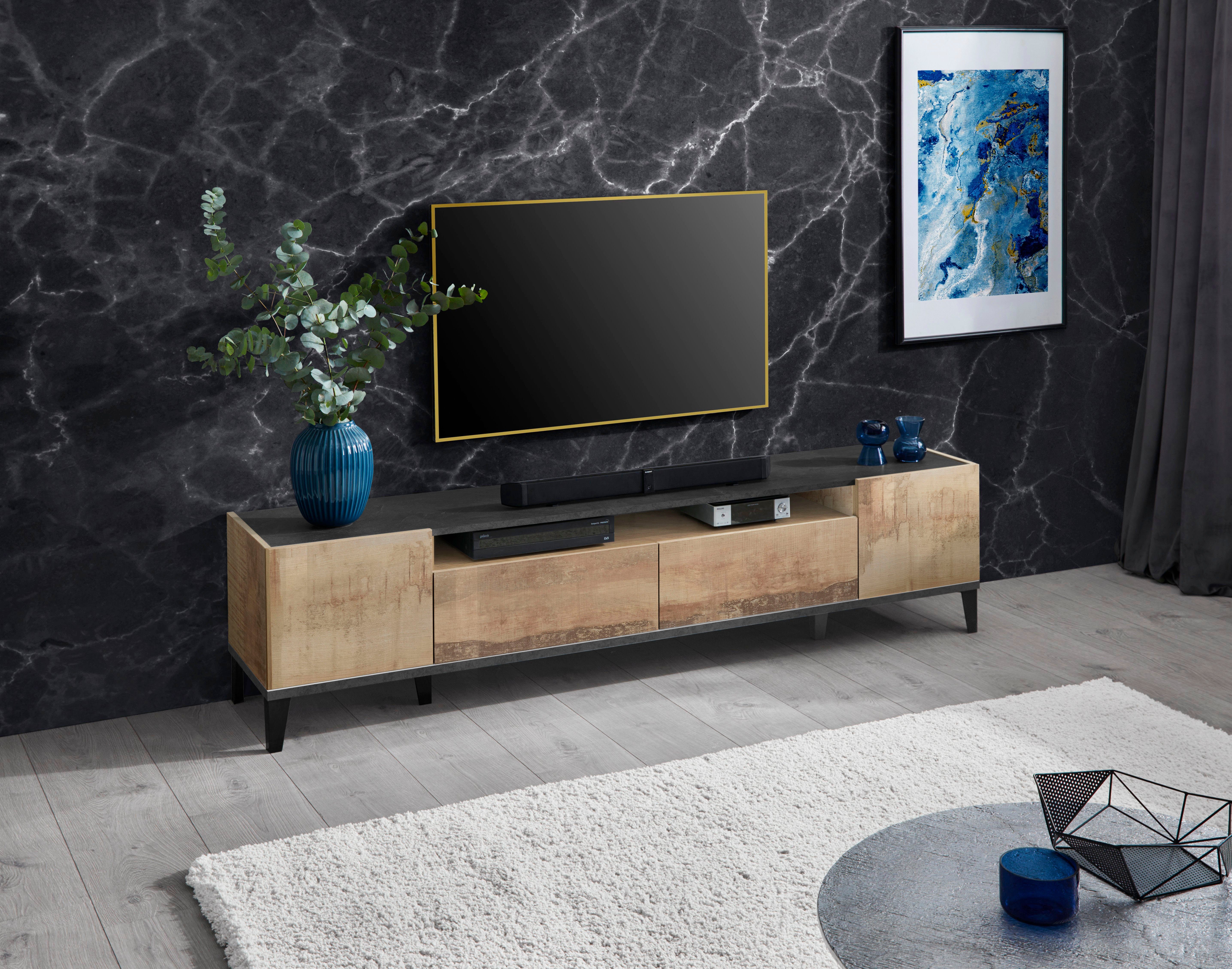 INOSIGN Lowboard "SunriseTV-Board, TV-Schrank", Breite 200 cm günstig online kaufen