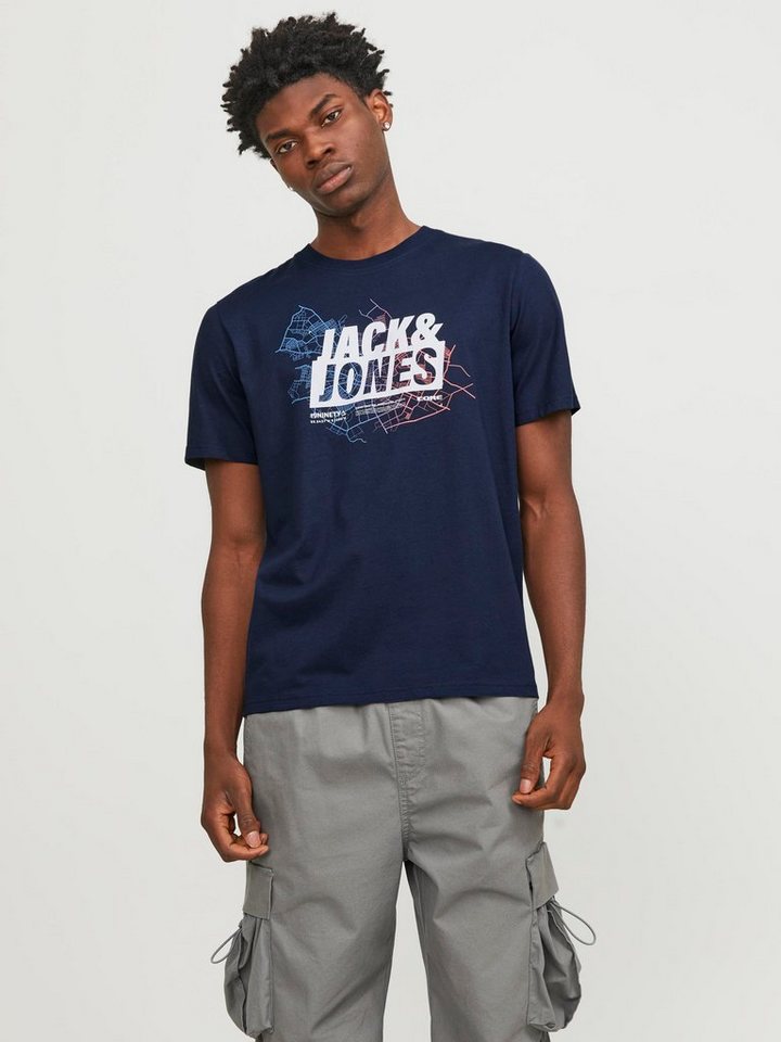 Jack & Jones Rundhalsshirt JCOMAP LOGO TEE SS CREW NECK SN günstig online kaufen