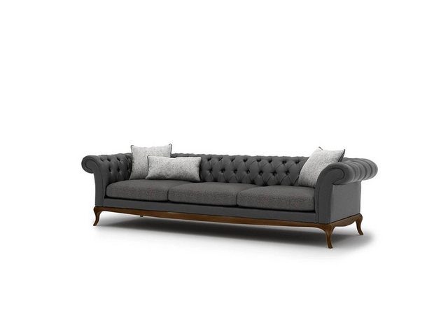 Xlmoebel Sofa Designer Polstermöbel in Grau für das Wohnzimmer: Viersitzige günstig online kaufen