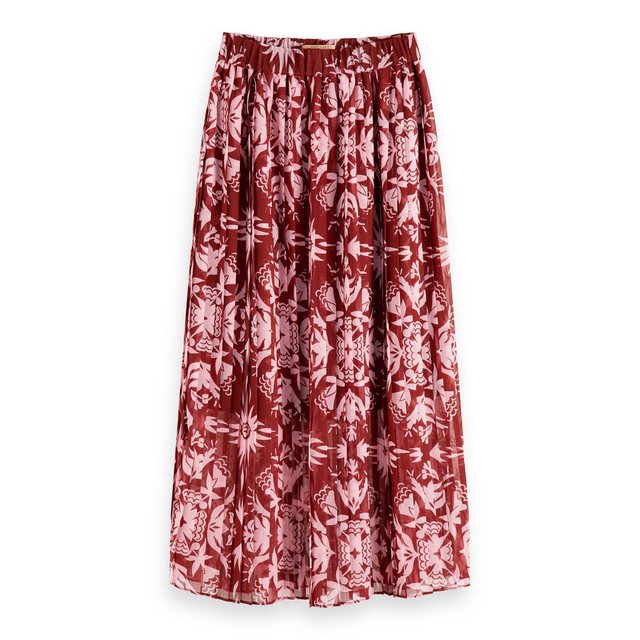 Maison Scotch Sweatrock Maison Scotch Damen Rock Printed Pleated Skirt 1559 günstig online kaufen