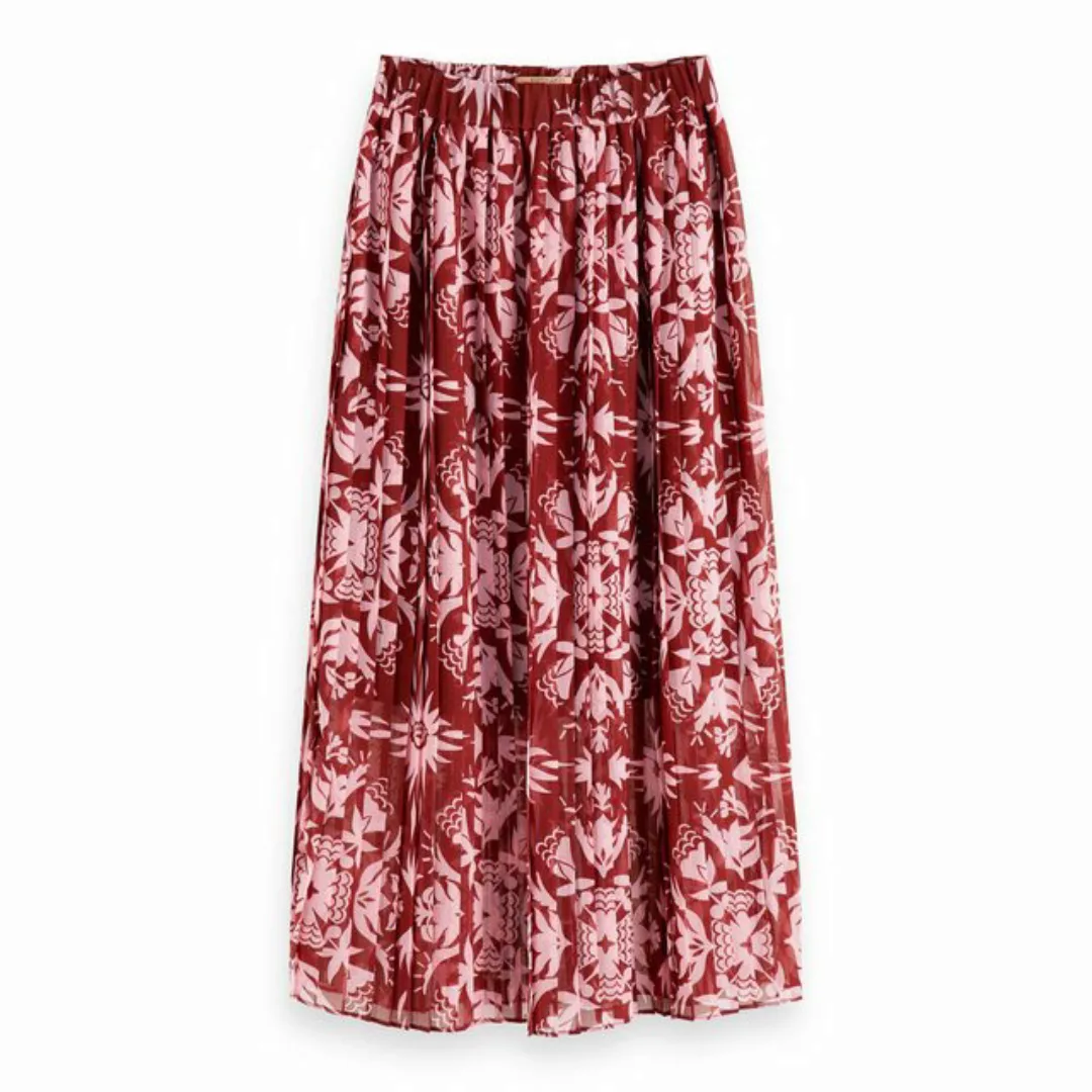 Maison Scotch Sweatrock Maison Scotch Damen Rock Printed Pleated Skirt 1559 günstig online kaufen