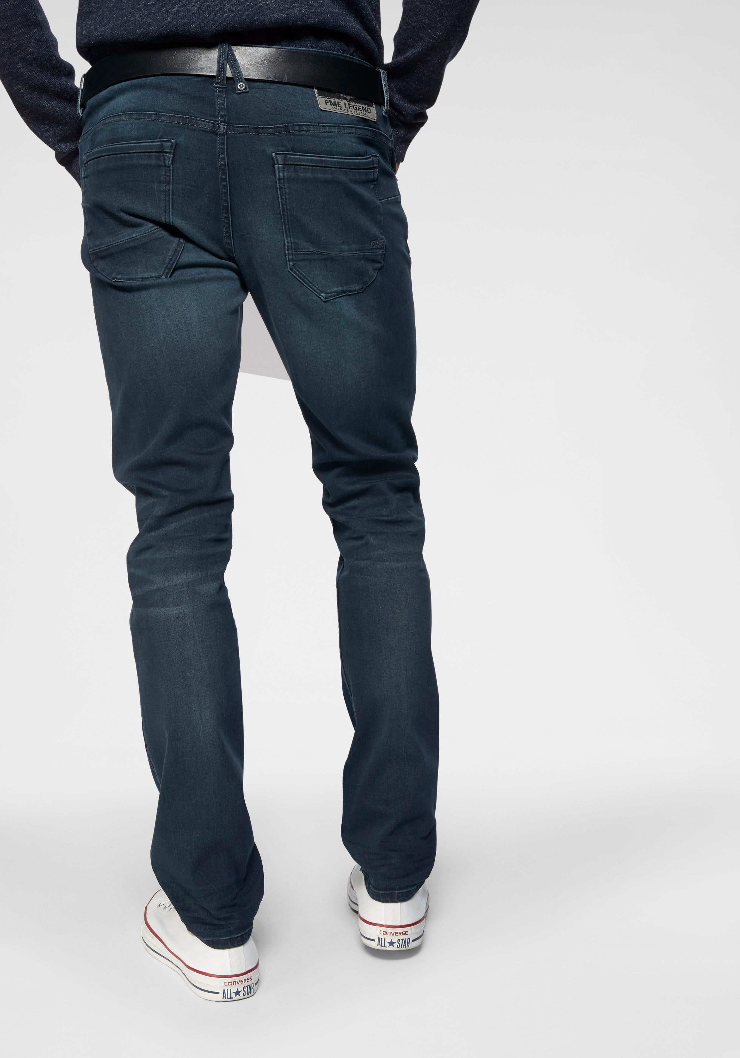 PME Legend Herren Jeans NIGHTFLIGHT - Regular Fit - Blau - Lightning Magic günstig online kaufen