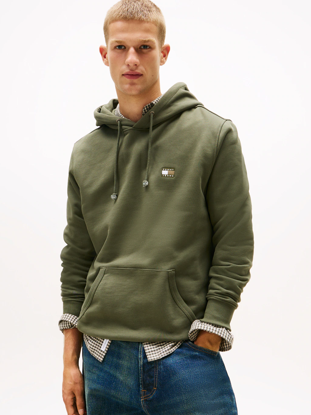 Tommy Jeans Hoodie "TJM REG BADGE HOODIE EXT", Mit Rundhalsausschnitt günstig online kaufen