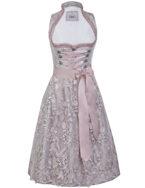 MarJo Dirndl 'Josefa' Stehkragen 5272865, Stein Rosa - 58cm günstig online kaufen