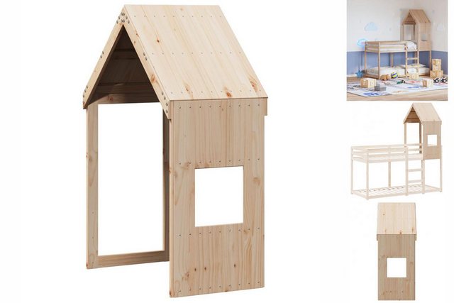 vidaXL Kinderbett Dach für Kinderbett 55x84x132 cm Massivholz Kiefer günstig online kaufen