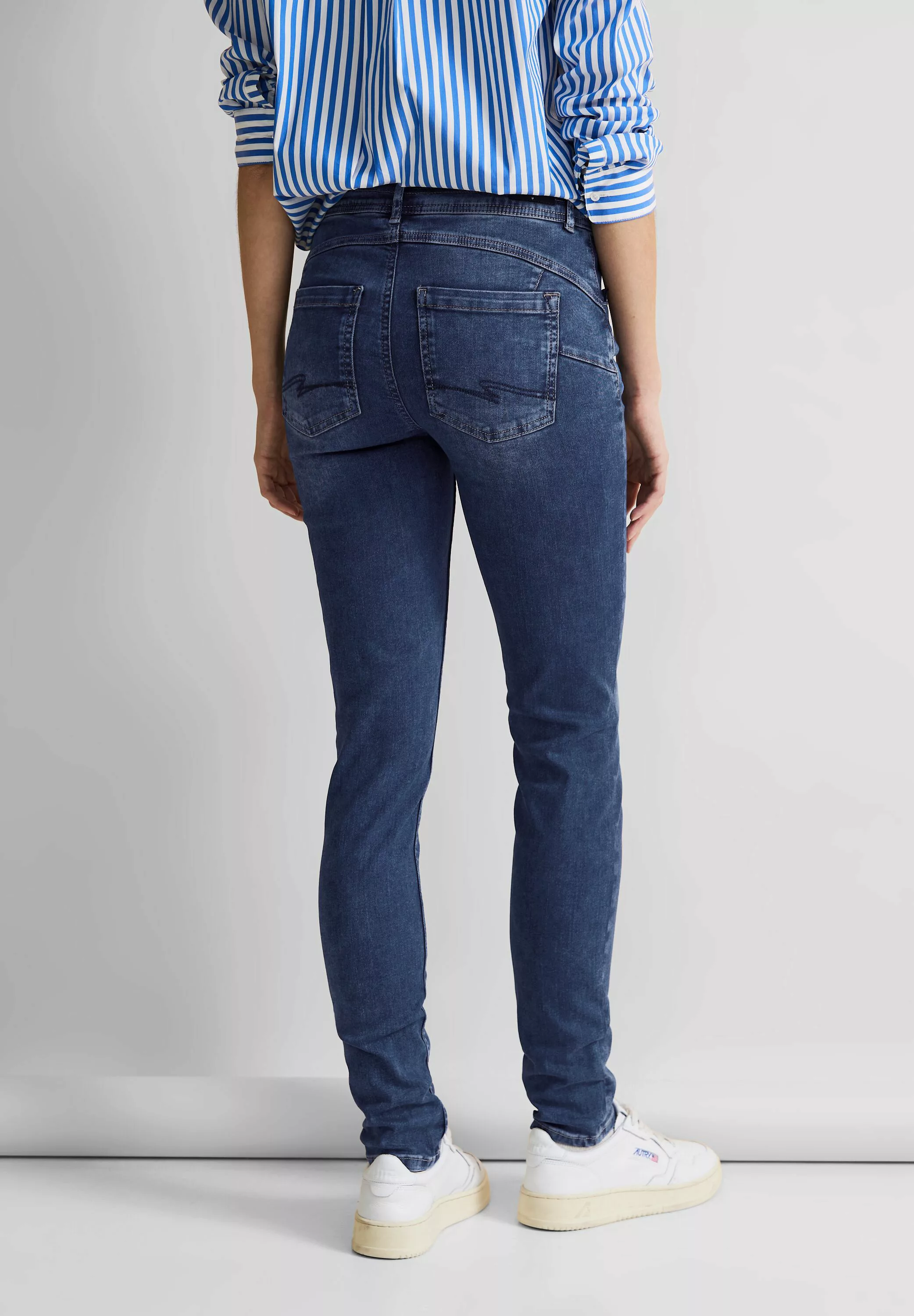 STREET ONE Slim-fit-Jeans QR York mit Stretch günstig online kaufen