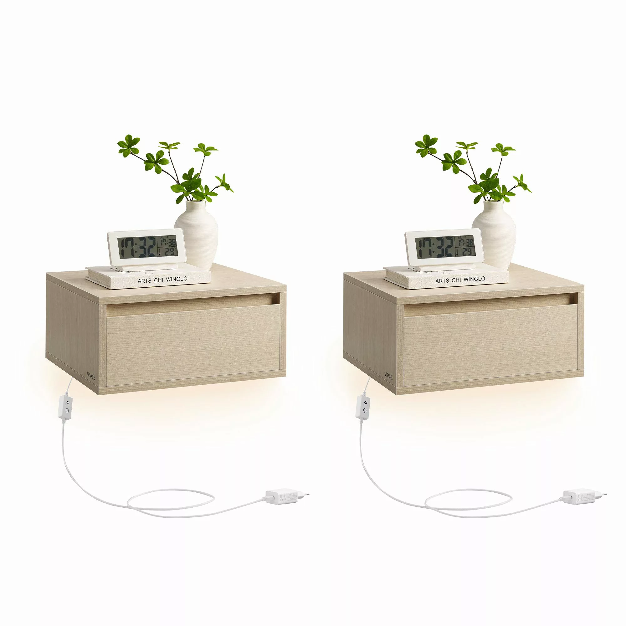 VASAGLE Nachttisch (2-St., 2er Set), hängend, günstig online kaufen