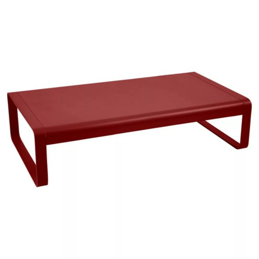Bellevie niedriger Lounge-Tisch groß 138 x 80cm Chili günstig online kaufen