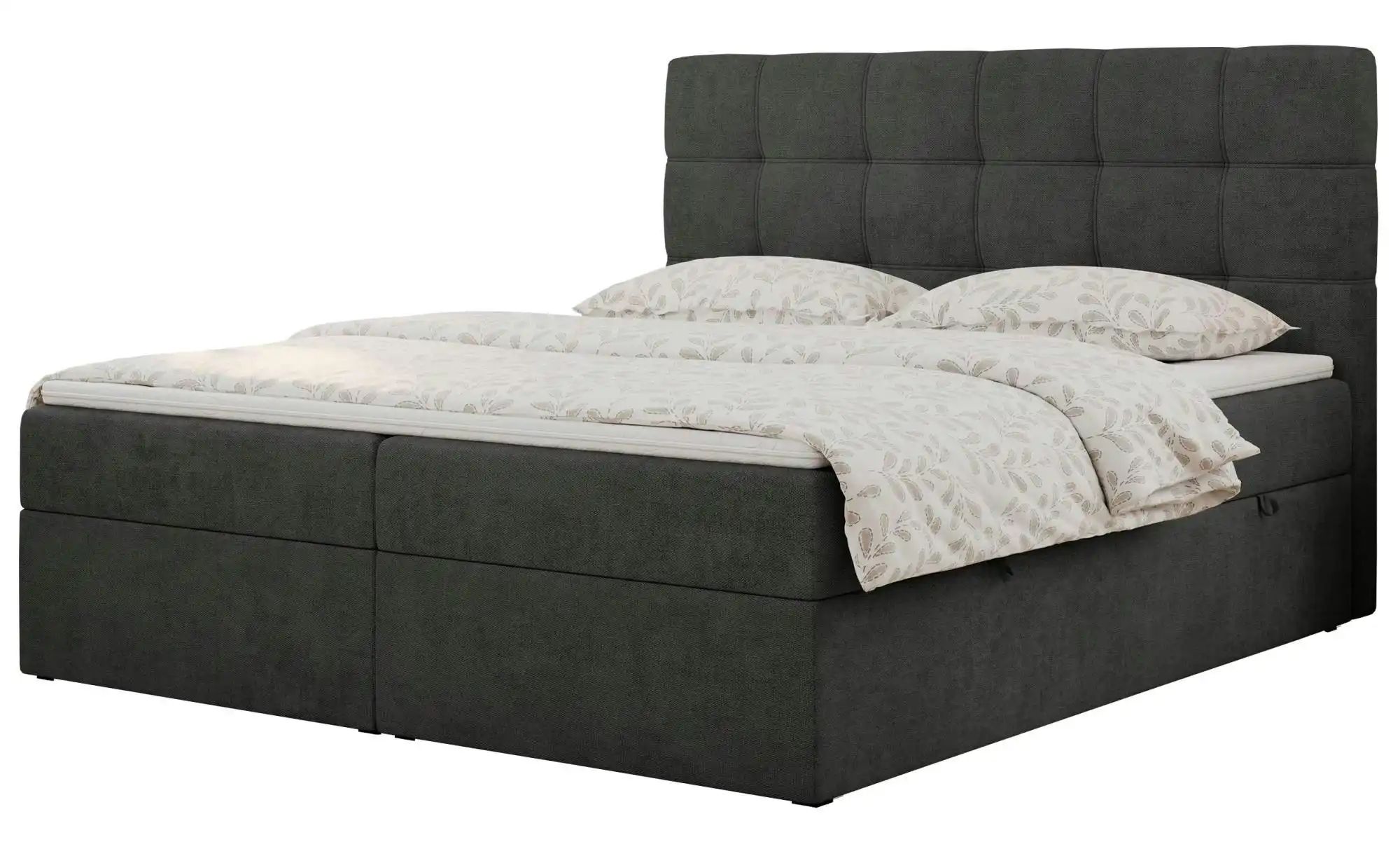 Boxbett mit Bettkasten Erni ¦ grau ¦ Maße (cm): H: 110 Betten > Komfortbett günstig online kaufen
