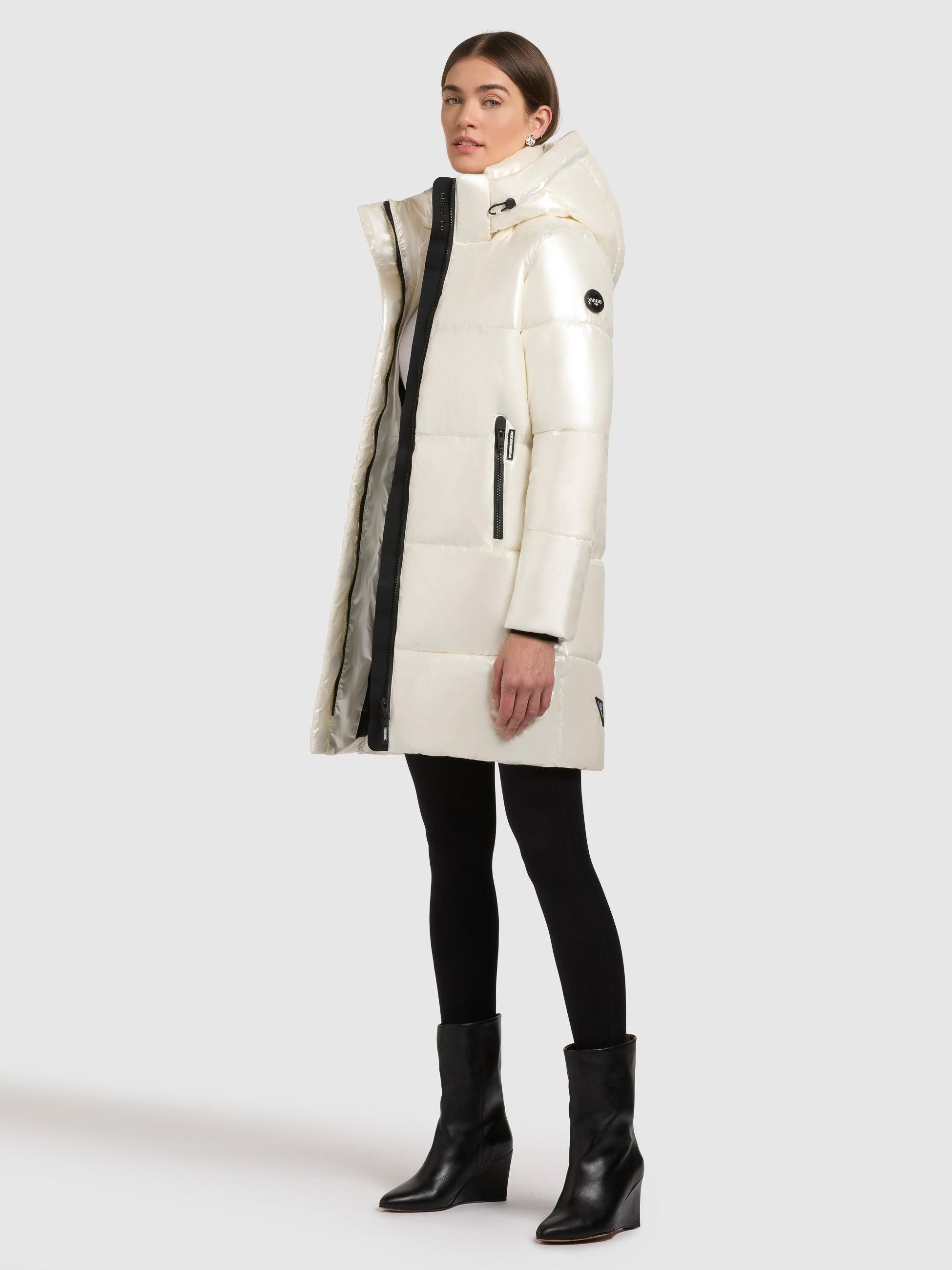 khujo Steppmantel "Haya Shiny-YM", Wasserdichter gesteppter Damen Winter Ku günstig online kaufen