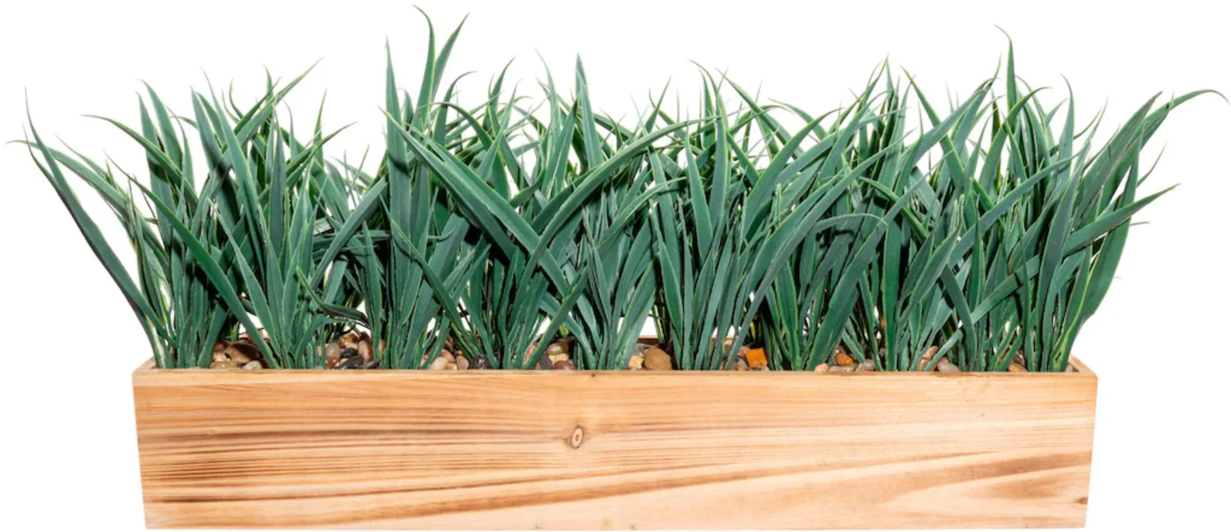 Creativ green Kunstgras "Holzkasten mit Gras" günstig online kaufen
