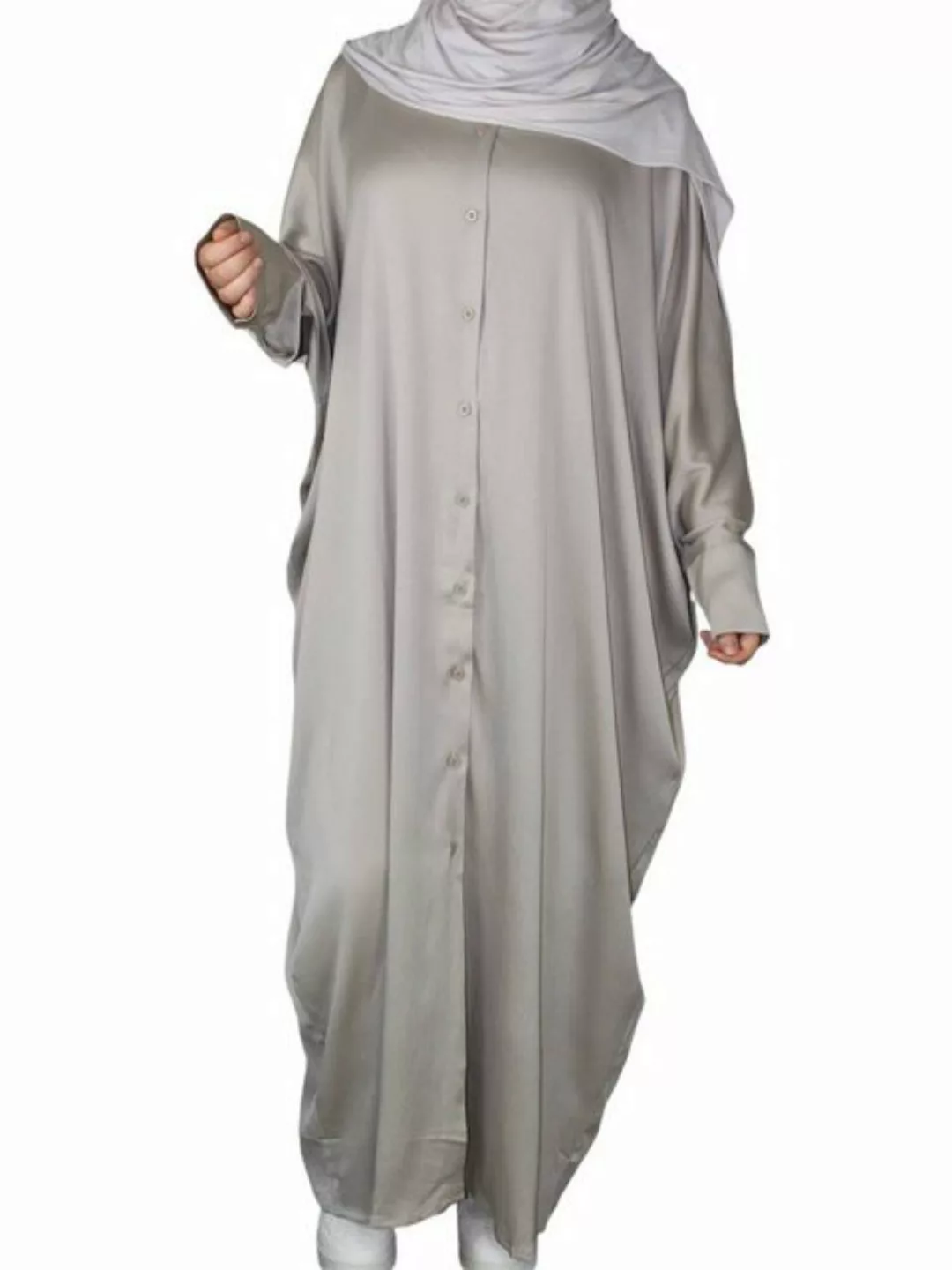 Aymasal Maxikleid Oversized Hemdkleid LATIFA Hemdblusenkleid Abaya Kleidhem günstig online kaufen