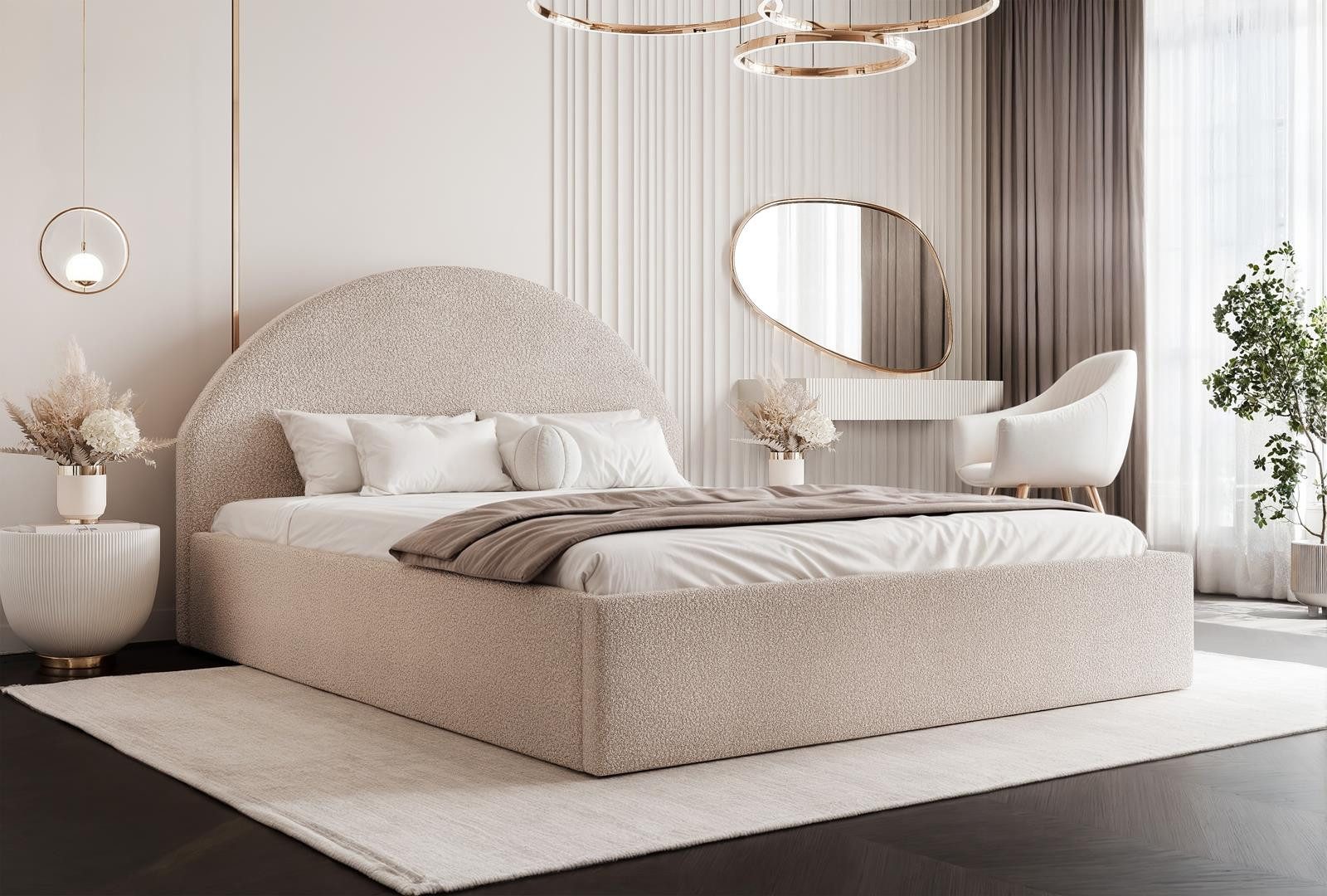 Compleo Polsterbett Designer Polterbett CLARA, mit günstig online kaufen