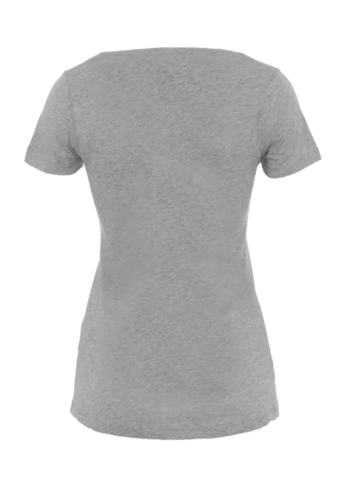 T-shirt V-ausschnitt Aus Biobaumwolle: Ally günstig online kaufen