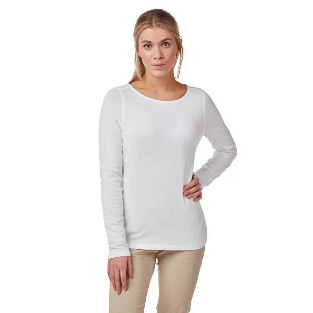 Craghoppers Nosilife Erin Langarm-t-shirt 8 Optic White günstig online kaufen