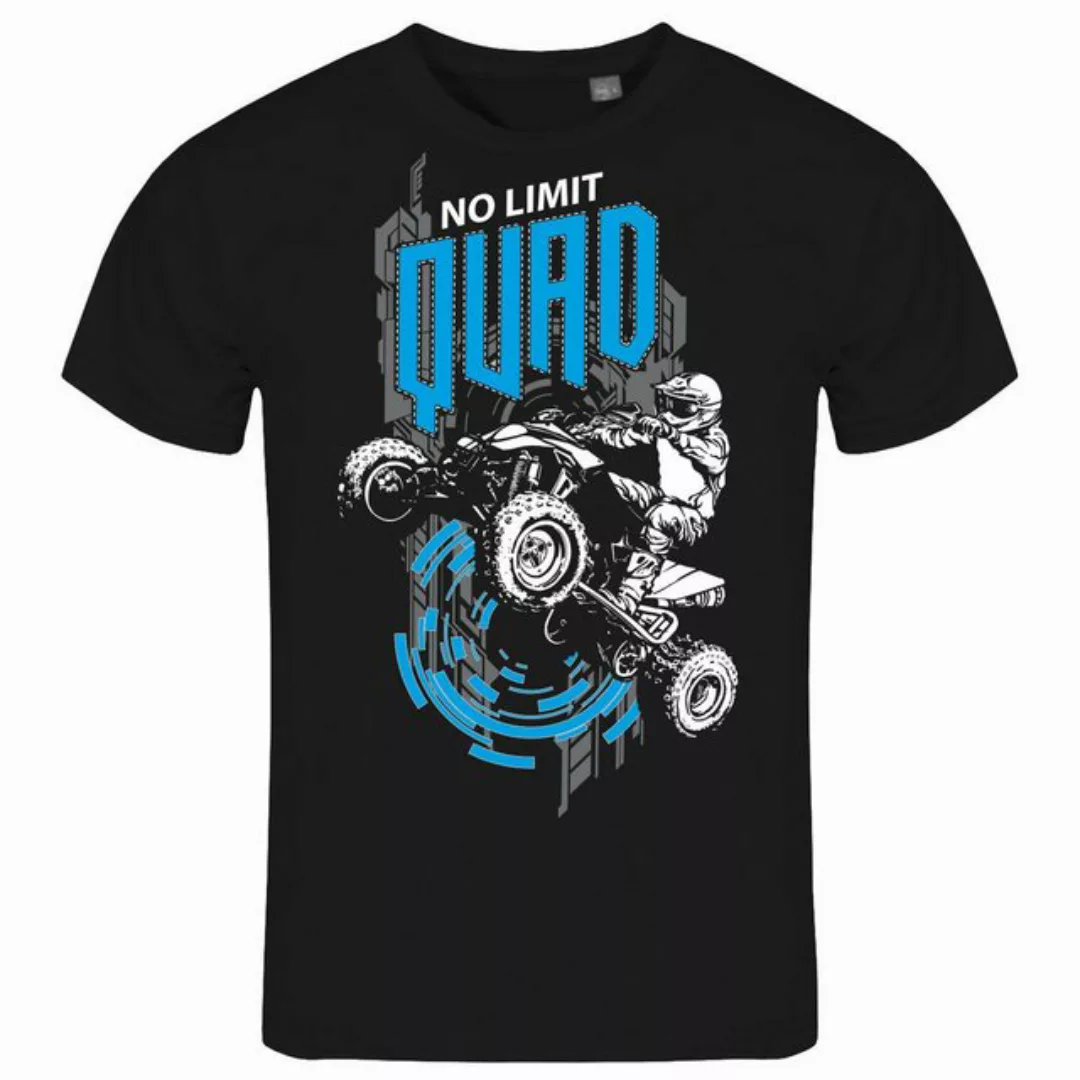 deinshirt Print-Shirt Herren T-Shirt Quad no limit Funshirt mit Motiv günstig online kaufen