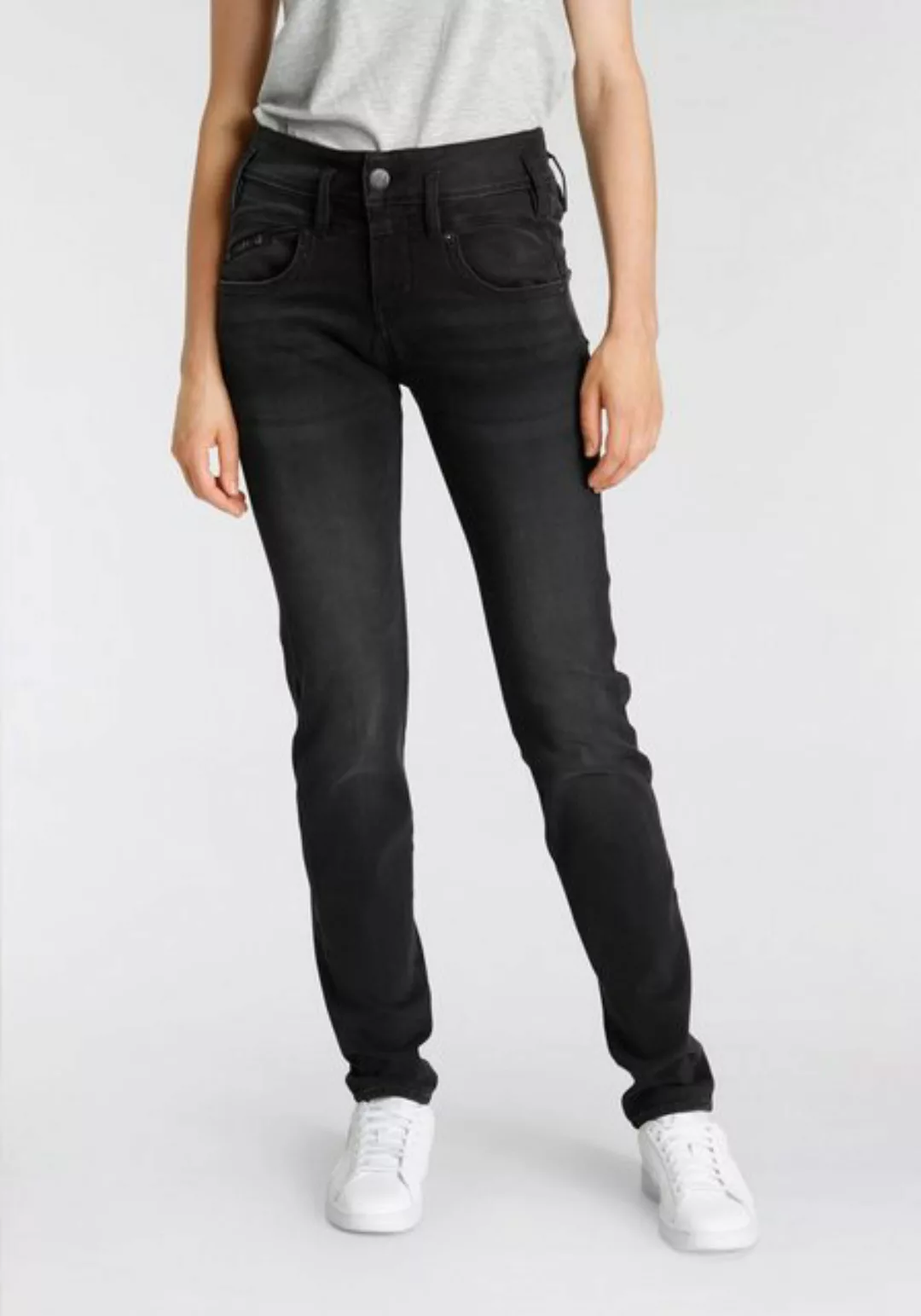 Herrlicher Slim-fit-Jeans PEARL SLIM REUSED Nachhaltige Premium-Qualität en günstig online kaufen