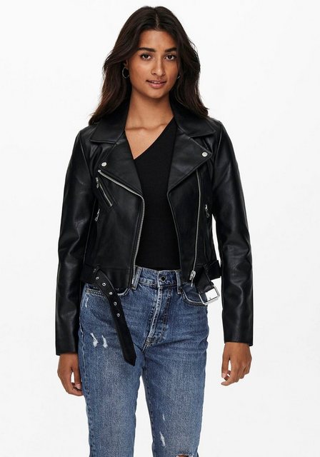 ONLY Lederimitatjacke "ONLVERA FAUX LEATHER BIKER CC OTW", mit Biker Detail günstig online kaufen