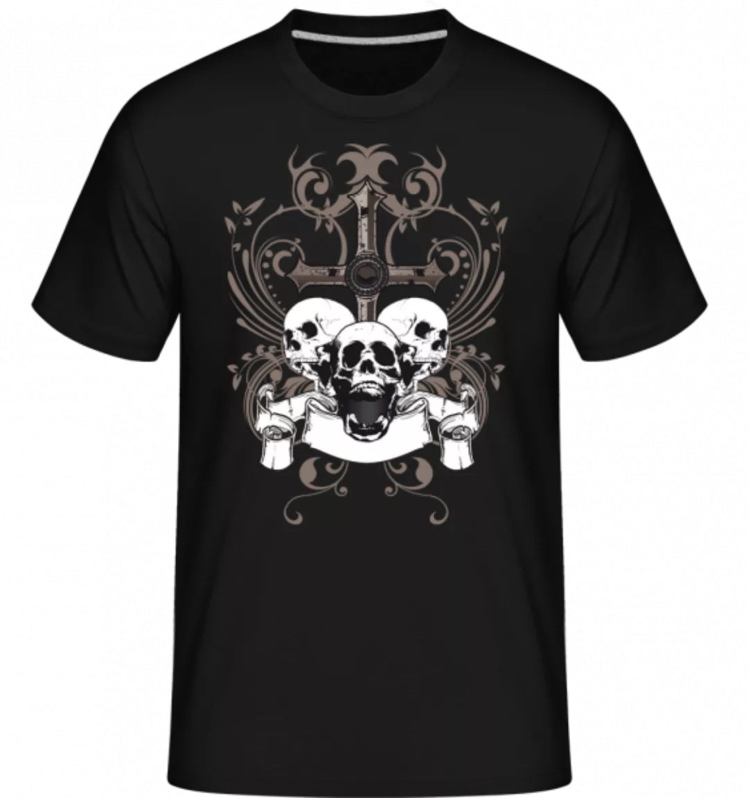 Cross And Skulls · Shirtinator Männer T-Shirt günstig online kaufen