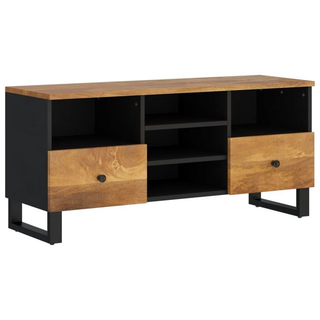 furnicato TV-Schrank 100x33x46 cm Massivholz Mango und Holzwerkstoff günstig online kaufen