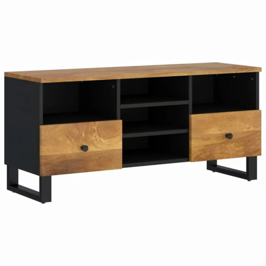 furnicato TV-Schrank 100x33x46 cm Massivholz Mango und Holzwerkstoff günstig online kaufen