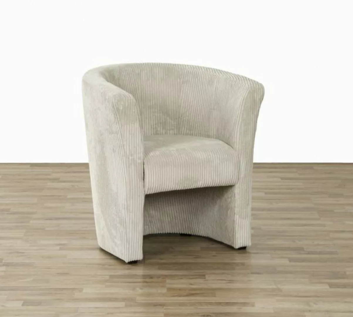 Sessel ca. 75x83x67 Cord Beige günstig online kaufen