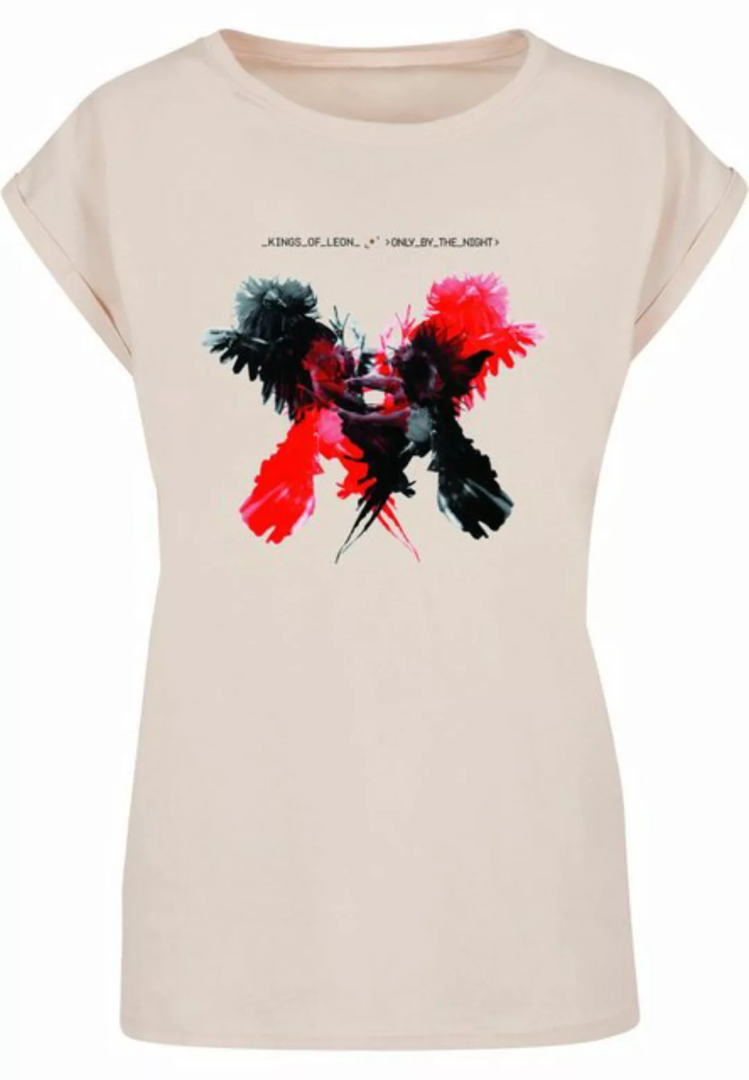 Merchcode T-Shirt Merchcode Damen Ladies Kings Of Leon - OBTN cover T-Shirt günstig online kaufen