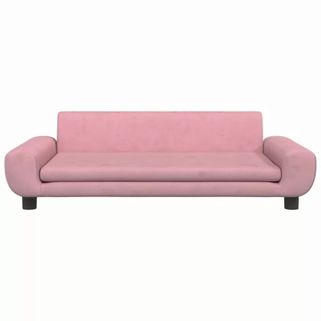 Vellora Ecksofa Kindersofa Rosa 100x54x33 cm Samt günstig online kaufen