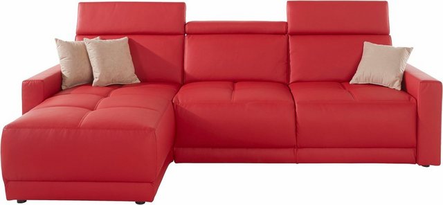 DOMO collection Ecksofa "Ava L-Form", mit Recamiere, Federkern wahlweise mi günstig online kaufen