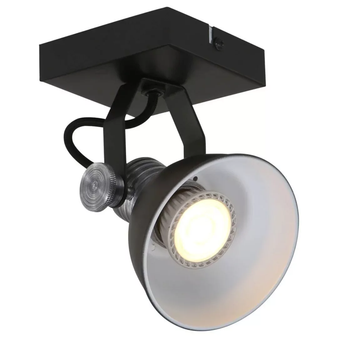 LED-Strahler Brooklyn 1fl. schwarz günstig online kaufen