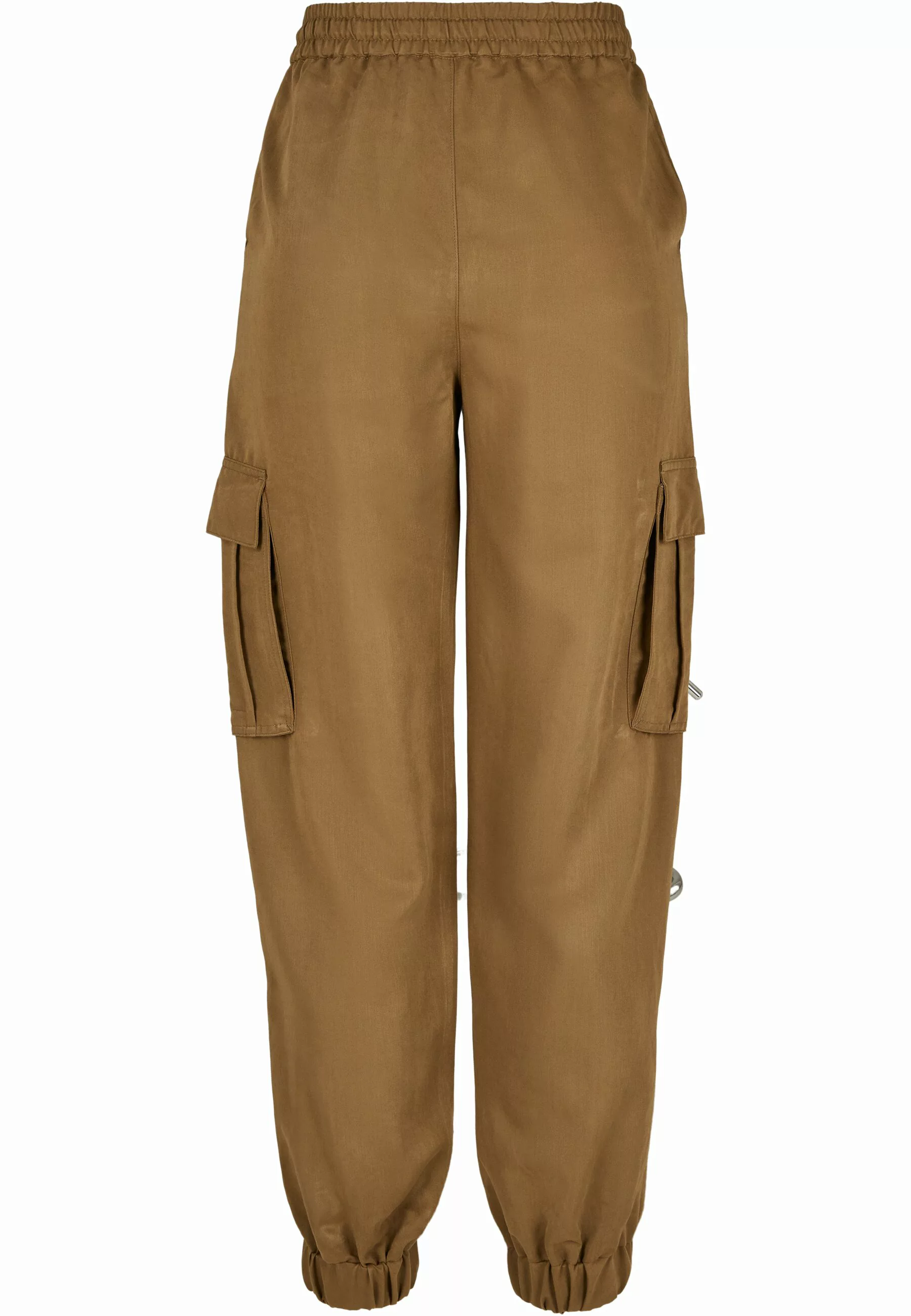 URBAN CLASSICS Cargohose "Urban Classics Damen Ladies Viscose Twill Cargo P günstig online kaufen