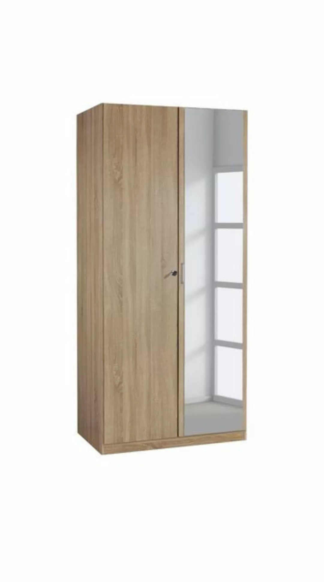 Kindermöbel 24 Spiegelschrank Caro 1 beige 2 Türen B 91 cm - H 197 cm günstig online kaufen