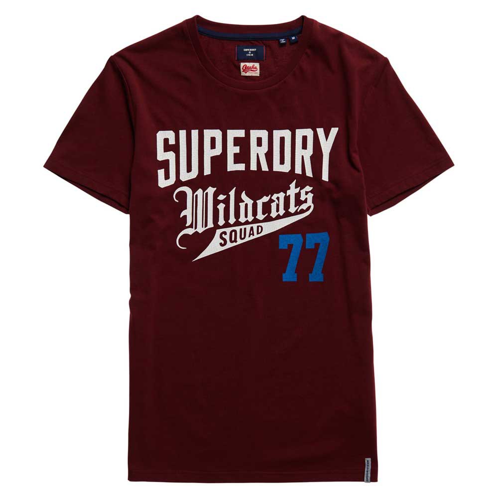 Superdry Collegiate Graphic 220 Kurzarm T-shirt XL Wine günstig online kaufen