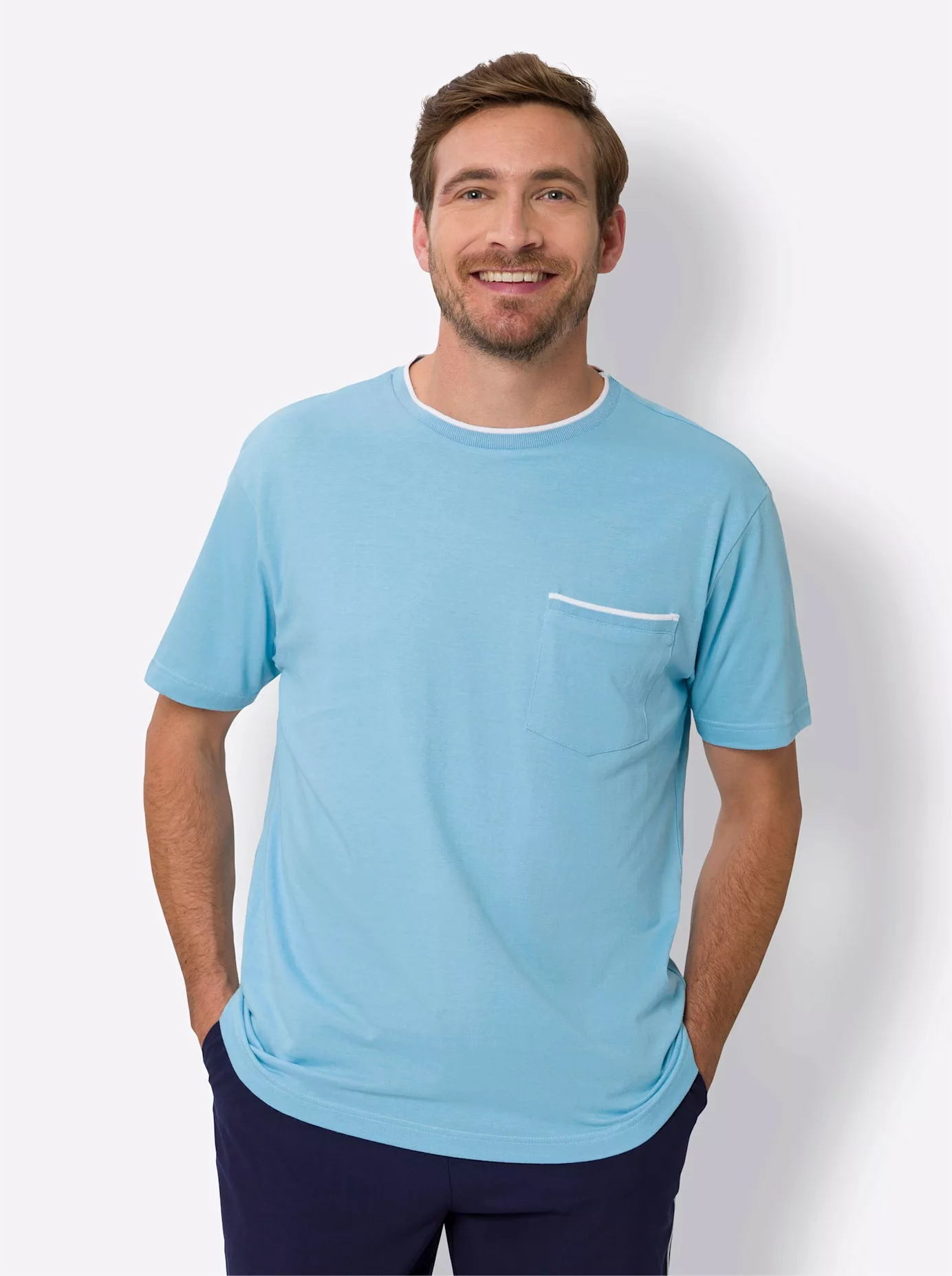 Classic T-Shirt "Freizeitshirt", (1 tlg.) günstig online kaufen